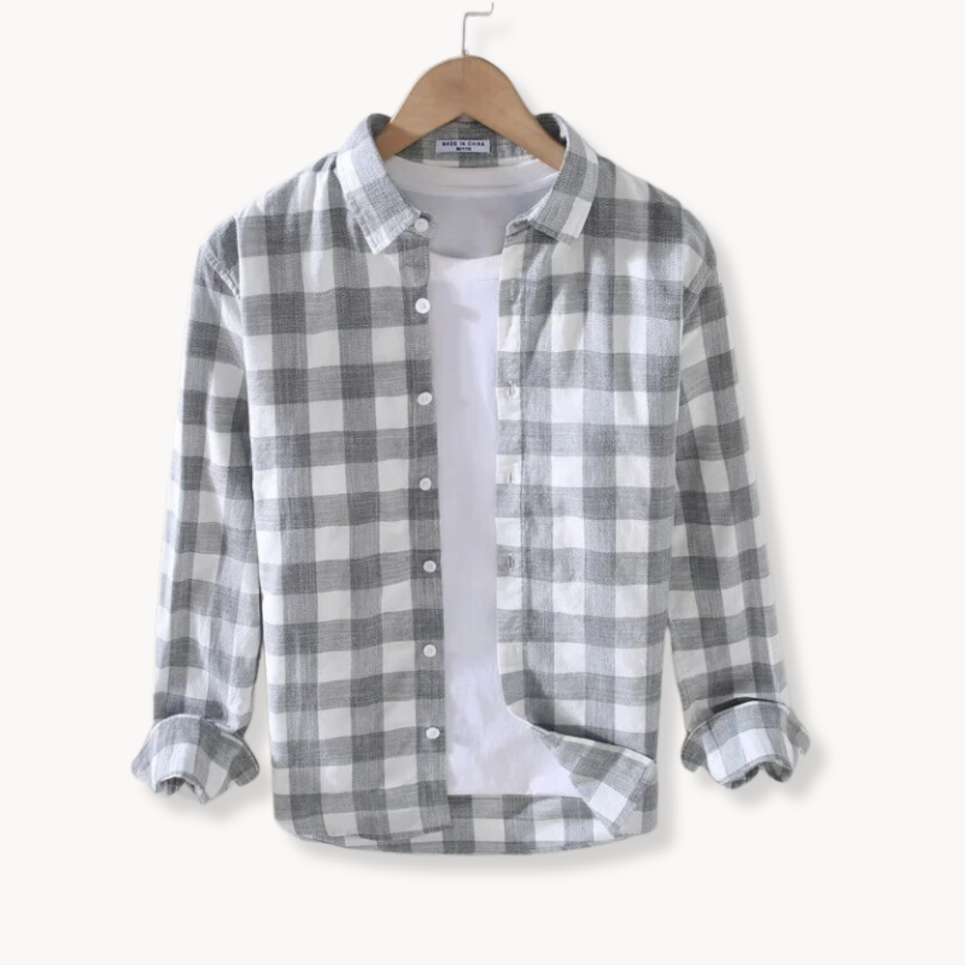 Ethan | Plaid Shirt | Long Sleeve Shirt | Structured Fit 3
