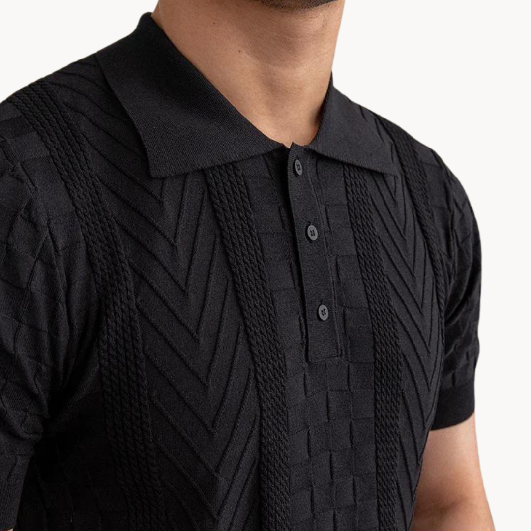 Ethan | Polo Shirt | Slim Fit | Textured Fabric 6