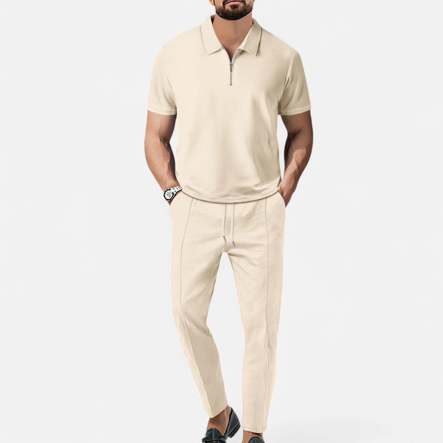 Ethan | Polo Shirt | Trouser Set | Smart-Casual Design 3