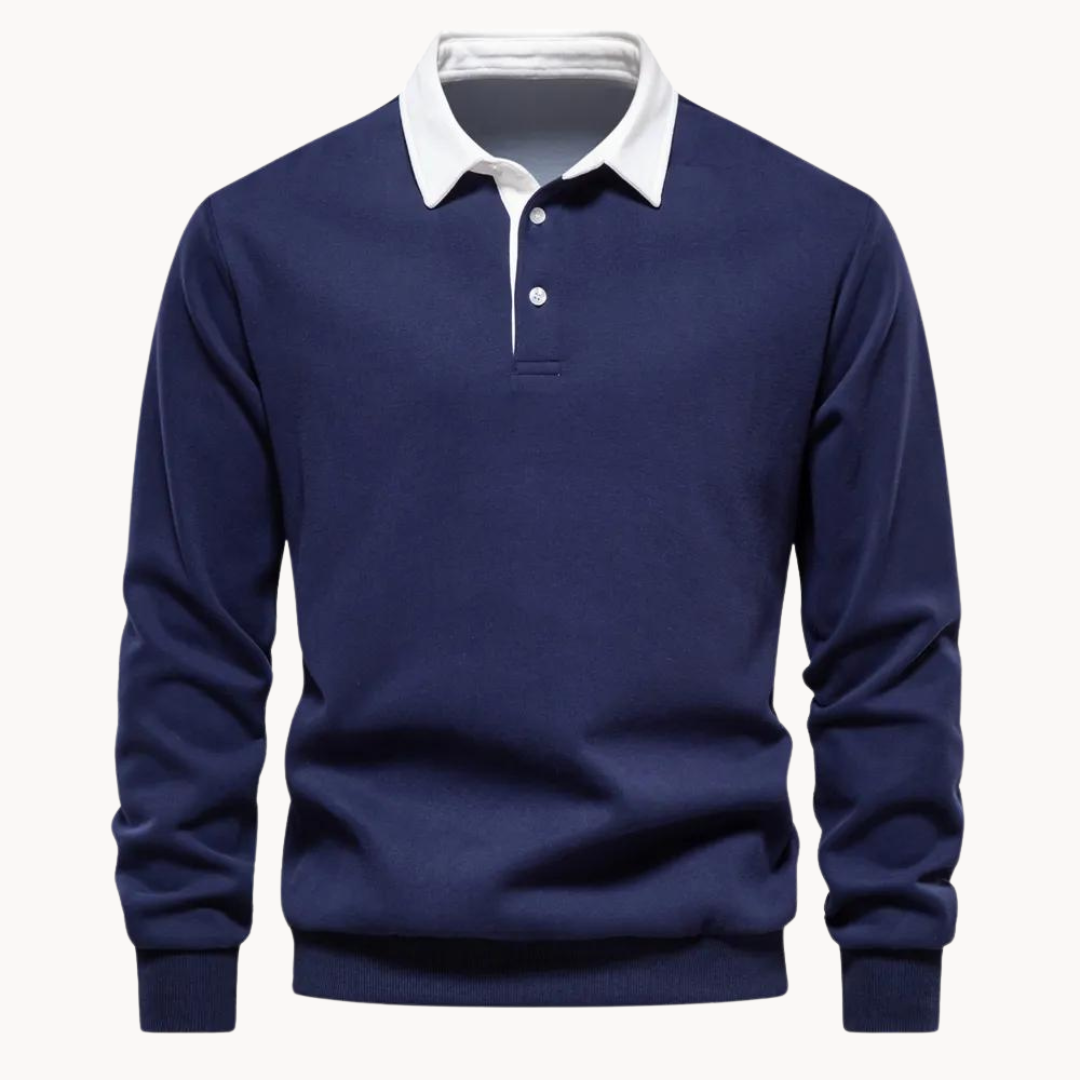 Ethan | Polo Sweatshirt | Soft Fabric | Comfortable Fit 3