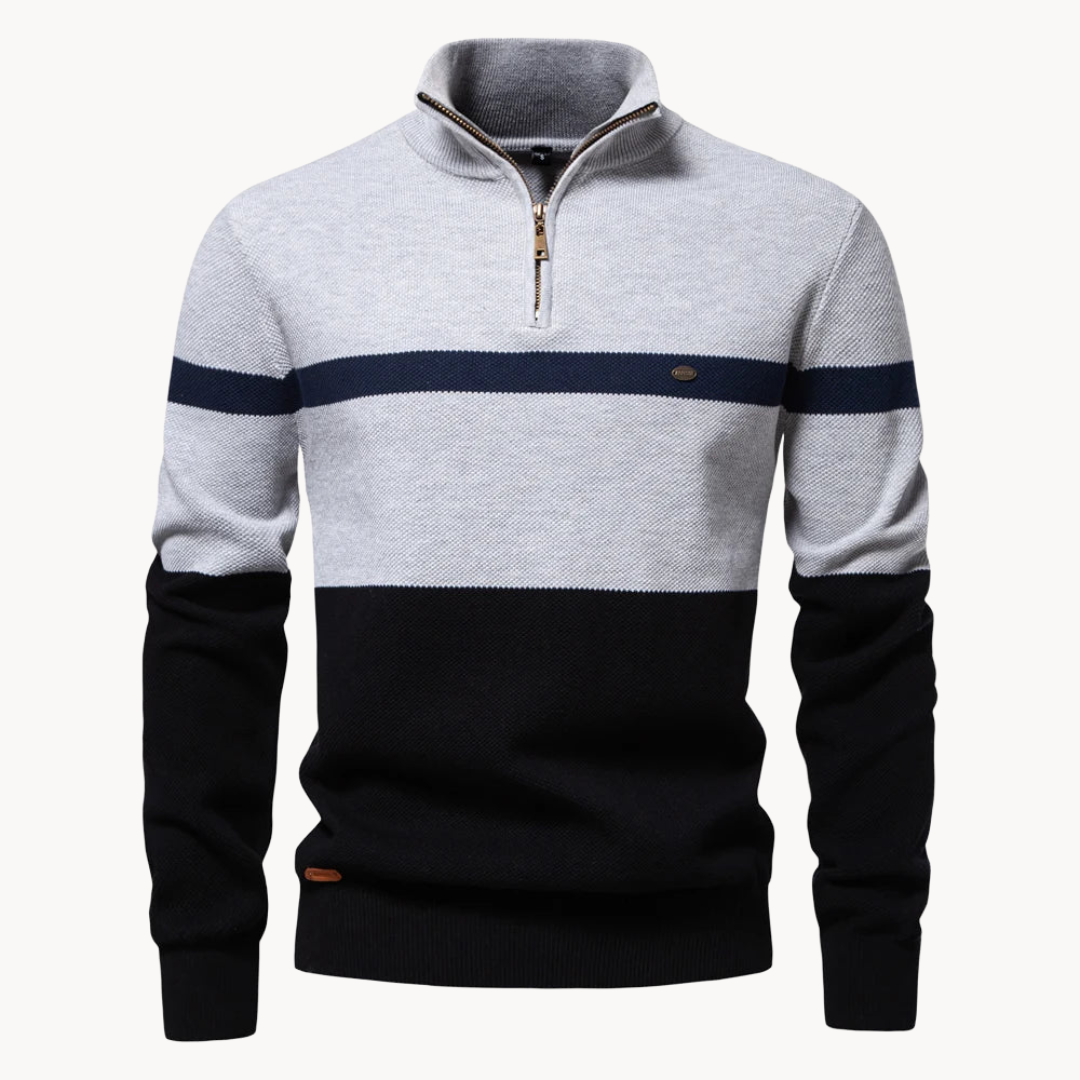 Ethan | Quarter-Zip Sweater | Comfortable Knitwear | Versatile Layering 4