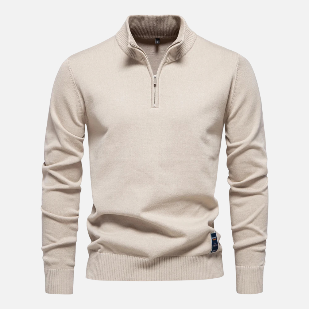 Ethan | Quarter-Zip Sweater | Stylish Layering | Comfortable Cotton 8