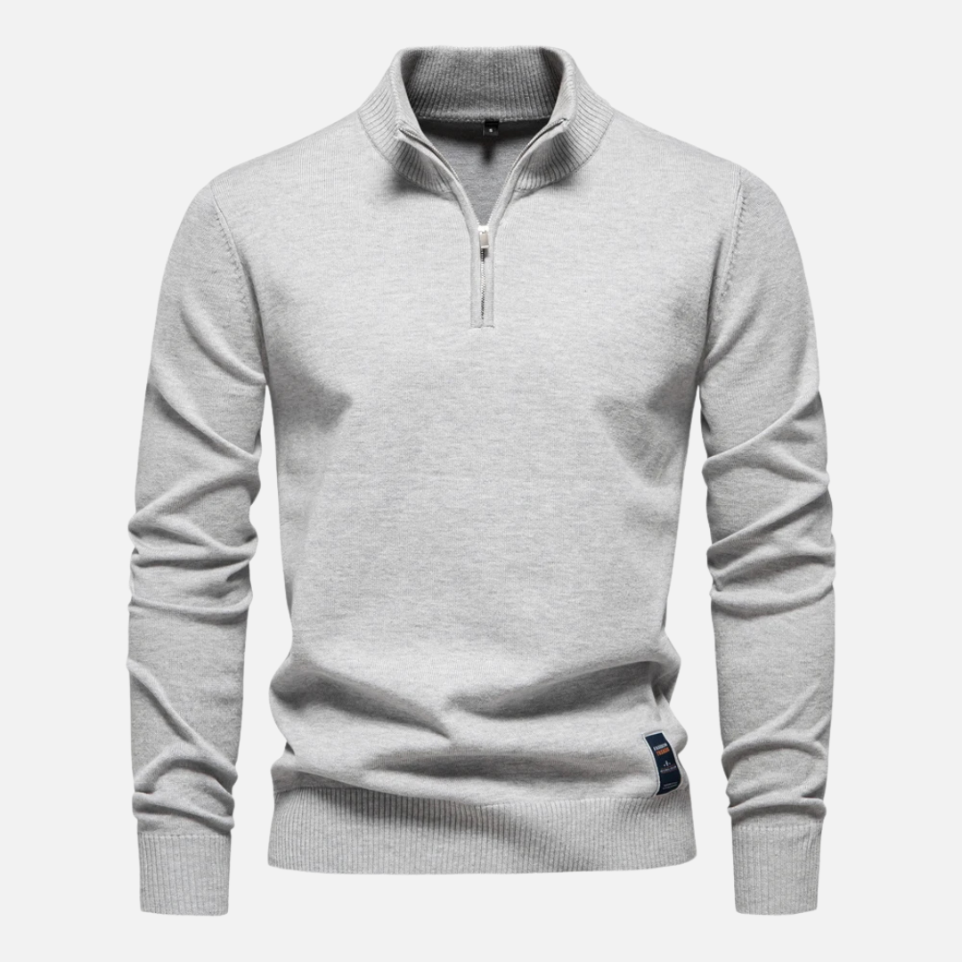 Ethan | Quarter-Zip Sweater | Stylish Layering | Comfortable Cotton 9