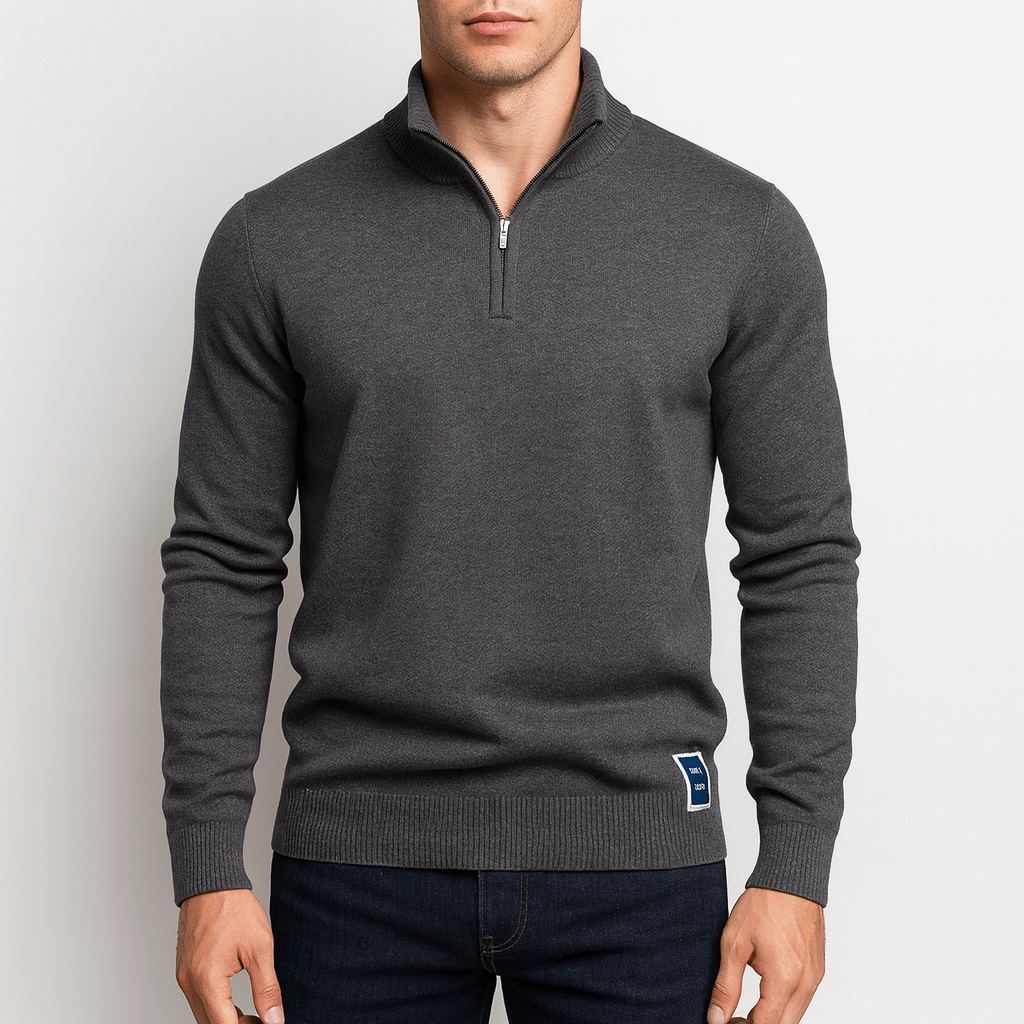 Ethan | Quarter Zip Sweater | Fitted Knit | Stylish Layering 1
