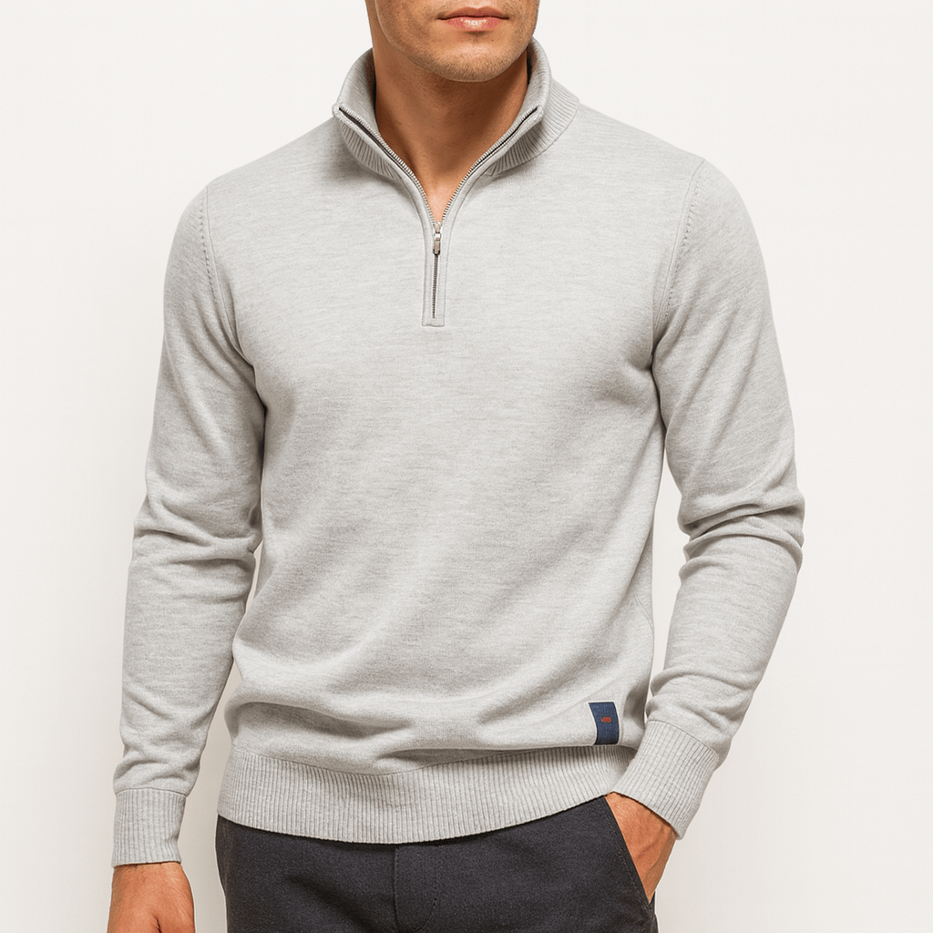 Ethan | Quarter Zip Sweater | Fitted Knit | Stylish Layering 5