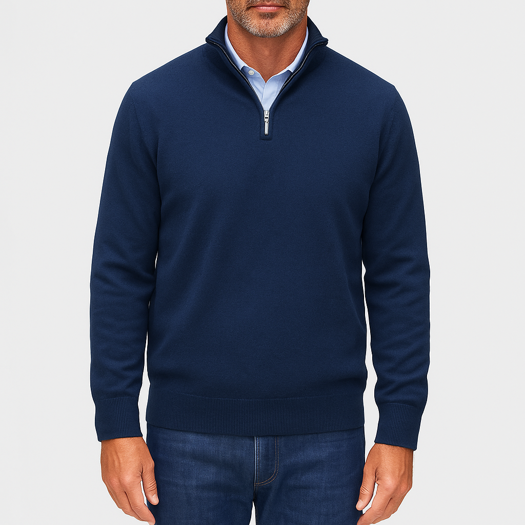 Ethan | Quarter Zip Sweater | Lightweight Knit | Slim Fit 3