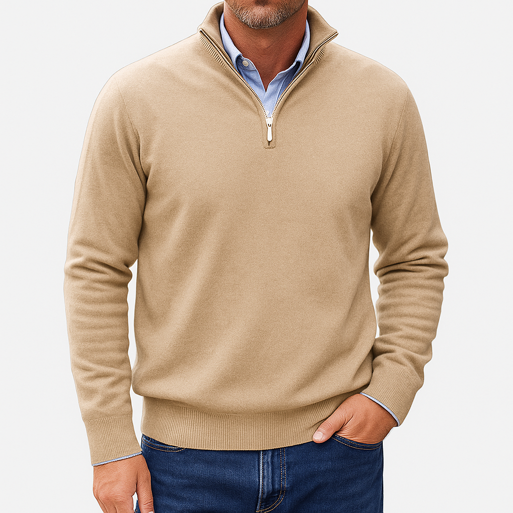 Ethan | Quarter Zip Sweater | Lightweight Knit | Slim Fit 9