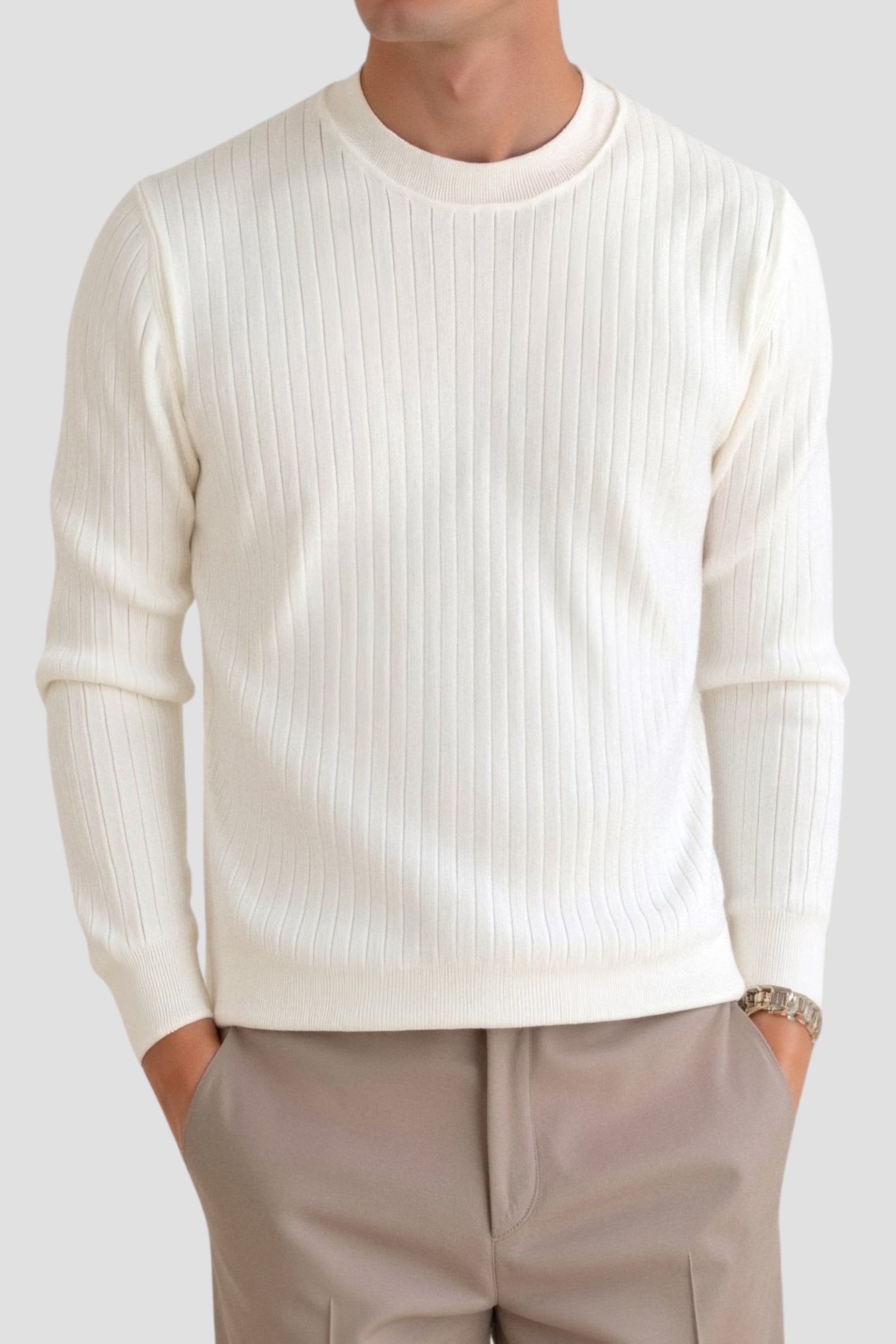 Ethan | Ribbed Knit Sweater | Long Sleeve Sweater | Autumn Fashion 4