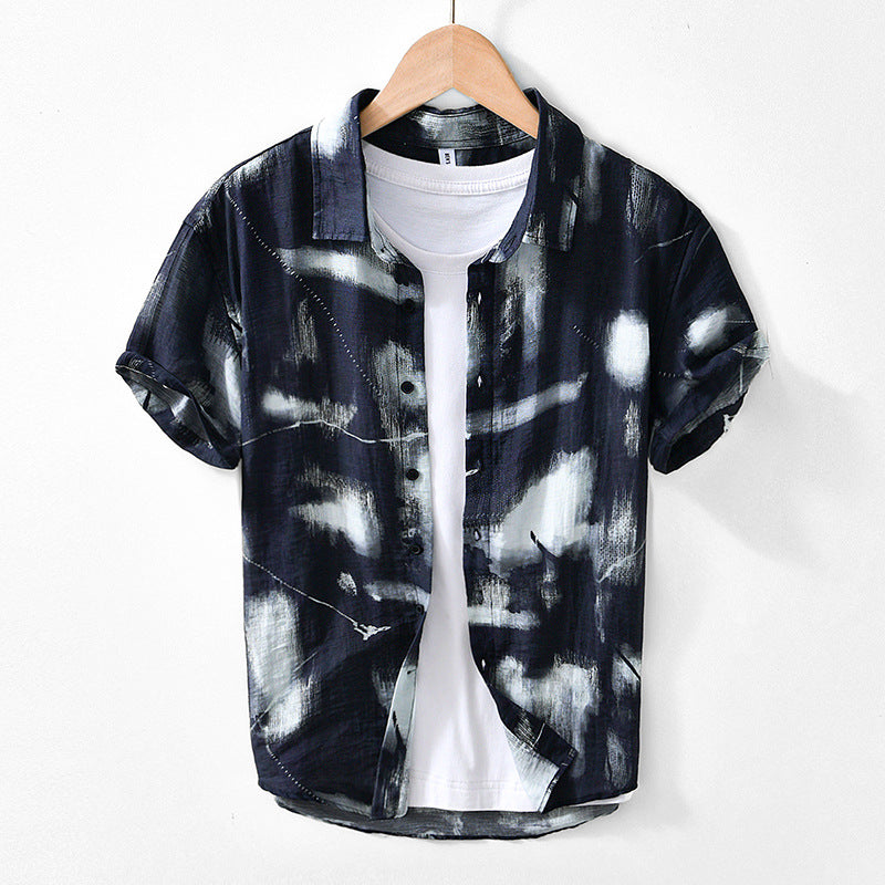 Ethan | Short Sleeve Shirt | Printed Design | Loose Fit 6