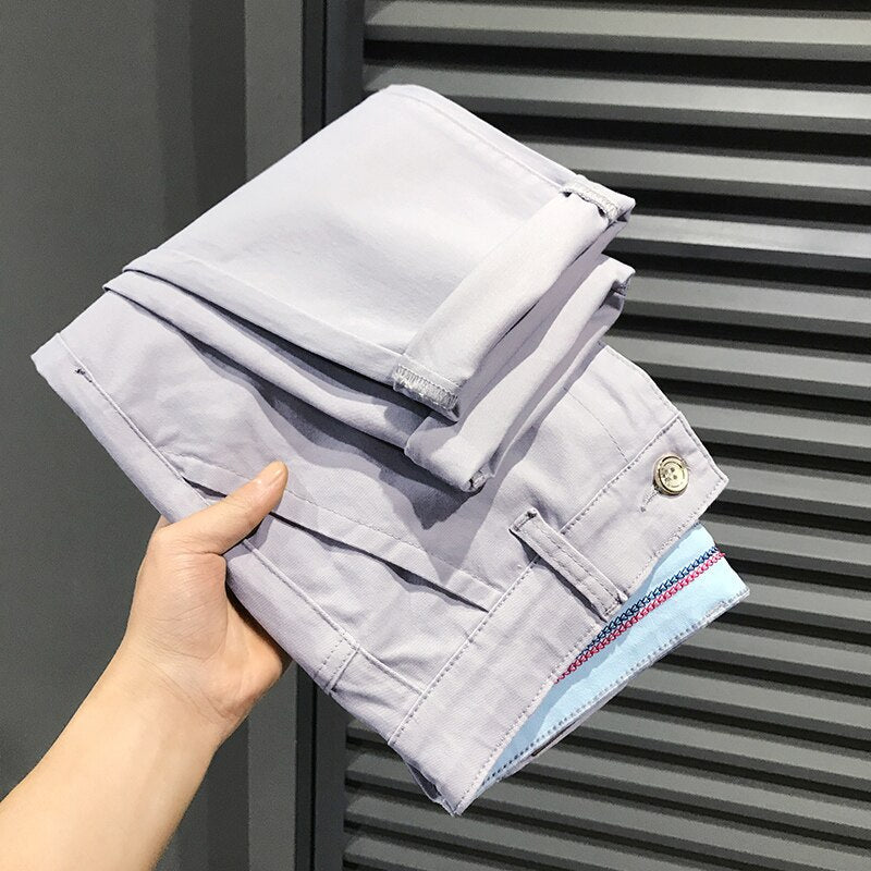Ethan | Slim Fit Pants | Tapered Leg Design | Business Casual Wear 8