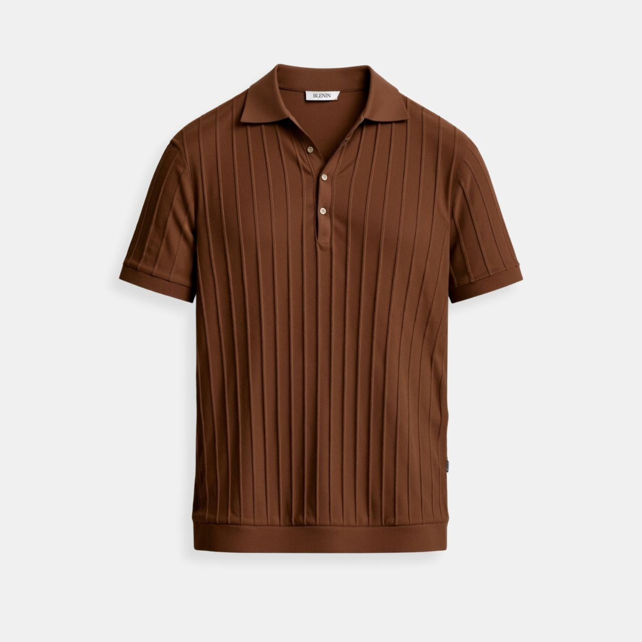 Ethan | Slim Fit Polo | Vertical Stripe Design | Comfortable Fabric Blend 5
