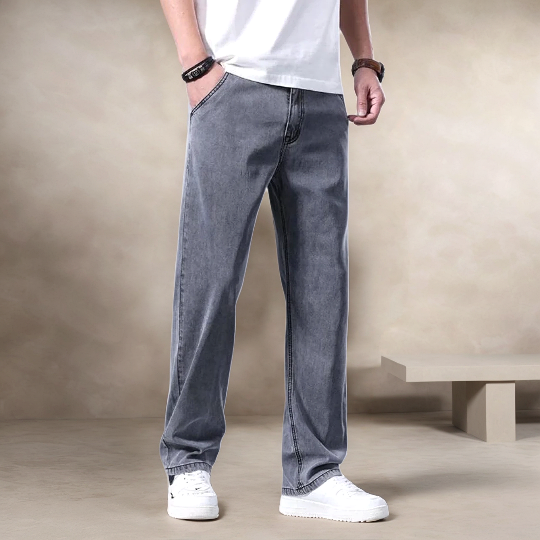 Ethan | Straight Leg Jeans | Denim Blend | Comfortable Fit 8