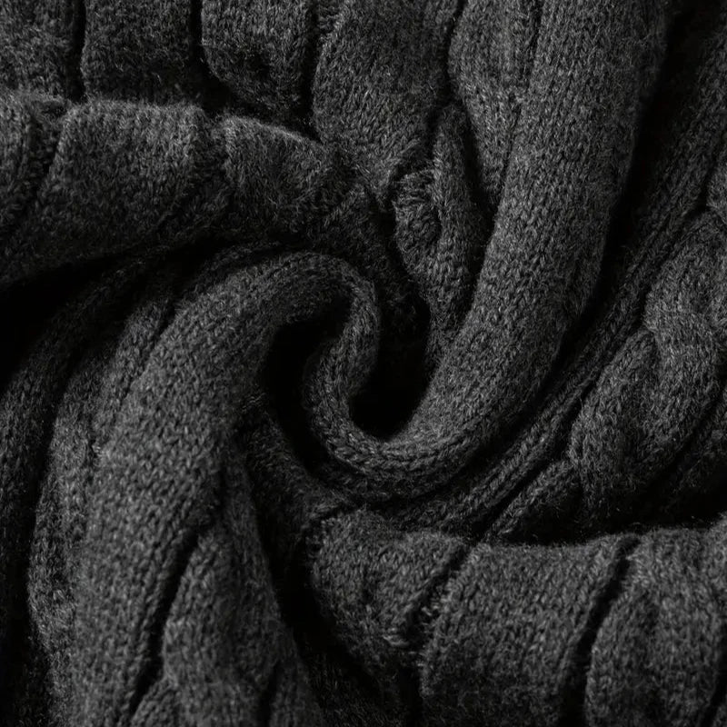 Ethan | Sweater | Mens Sweaters | Cable Knit Half-Zip Design 3