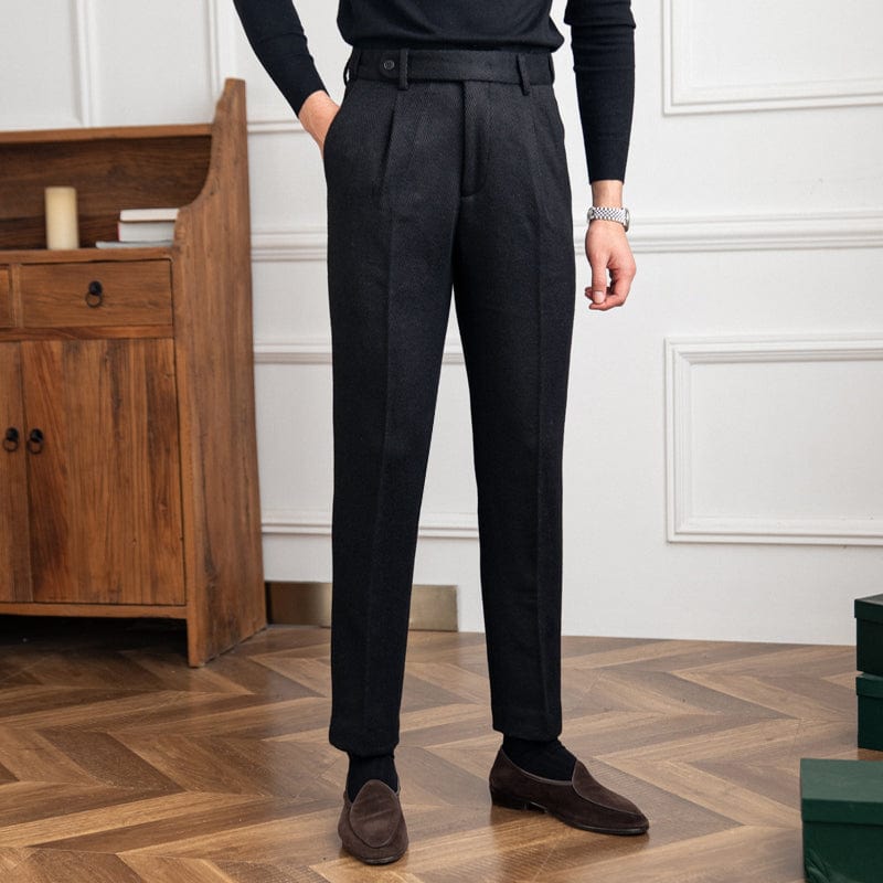 Ethan | Trousers | Herringbone Weave | Tailored Fit 2