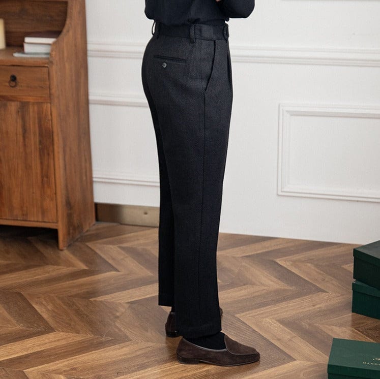 Ethan | Trousers | Herringbone Weave | Tailored Fit 3