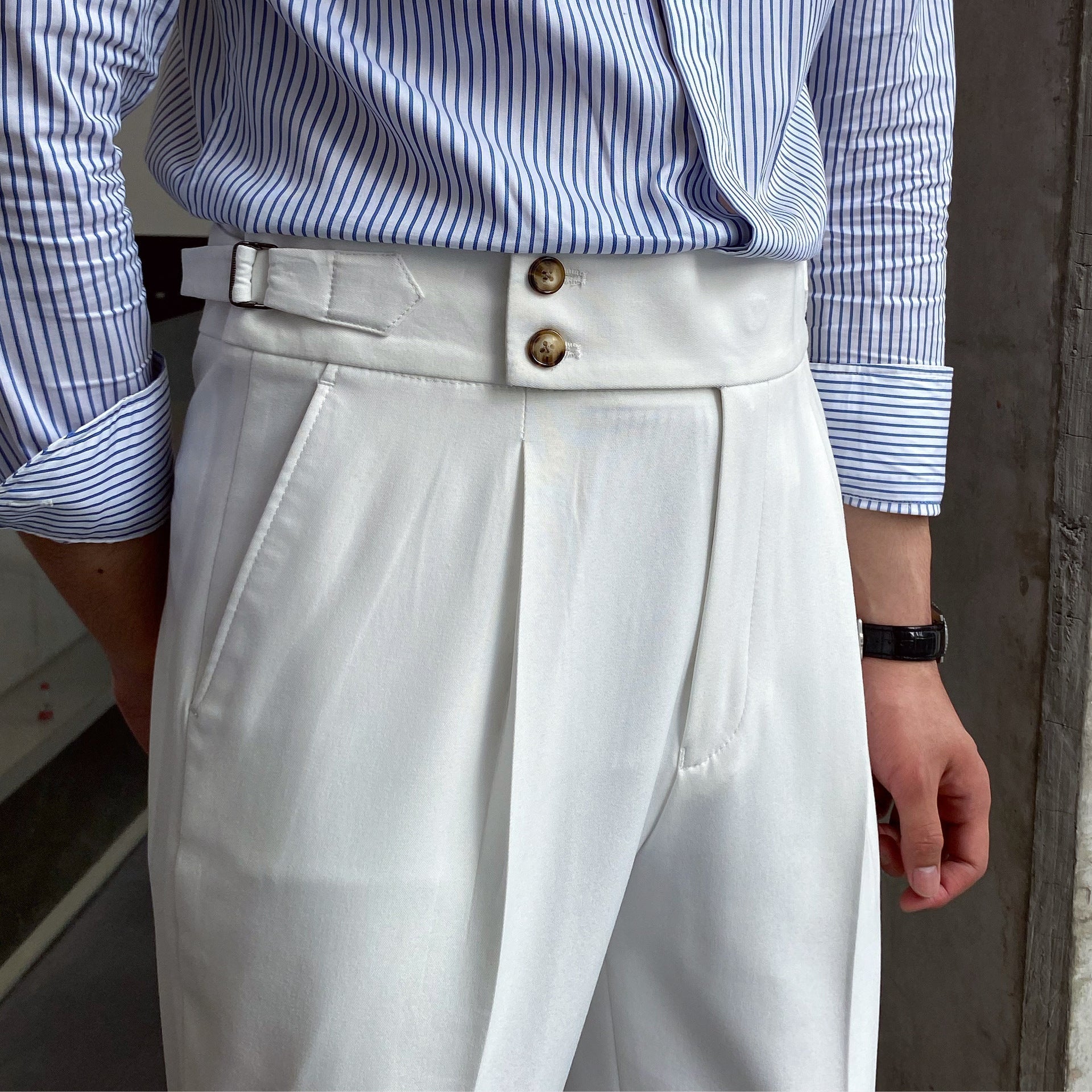 Ethan | Trousers | Straight Fit Pants | Durable Fabric Blend 2