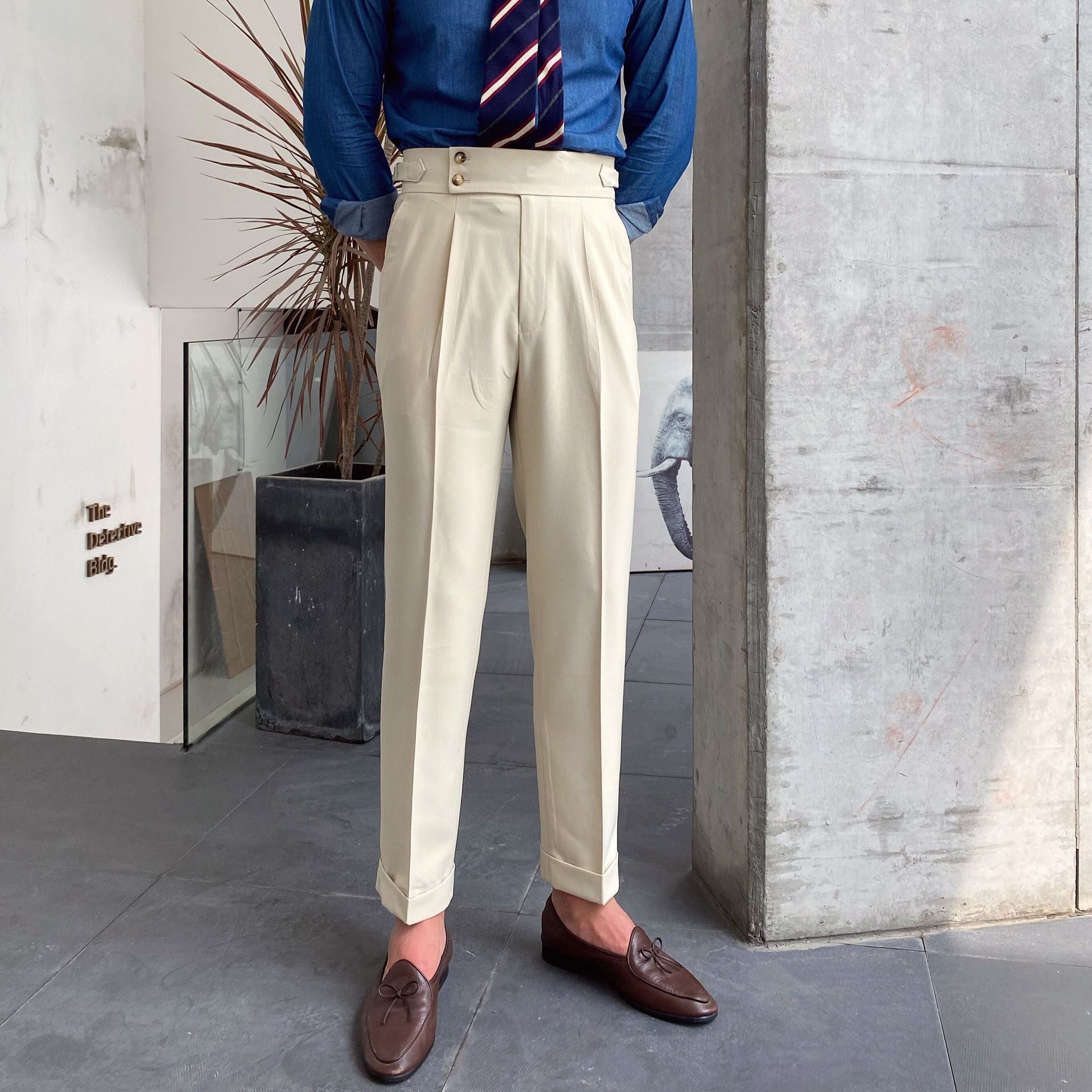 Ethan | Trousers | Straight Fit Pants | Durable Fabric Blend 3