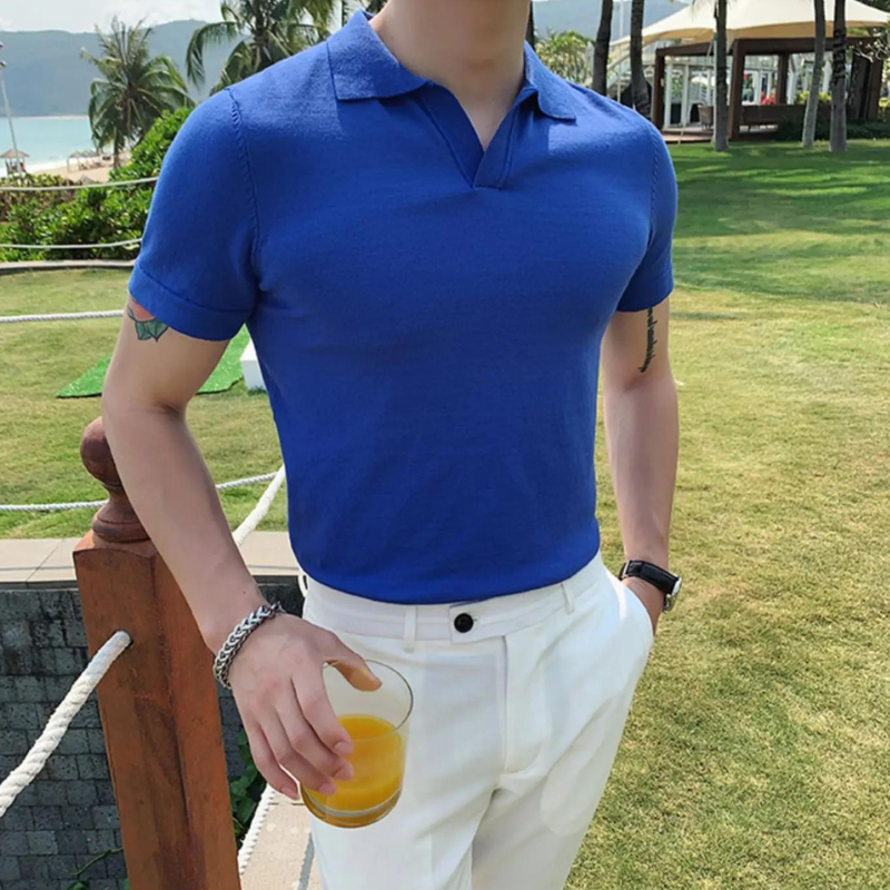 Ethan | V-neck Sweater | Fitted Cut | Soft Knit Blend 4