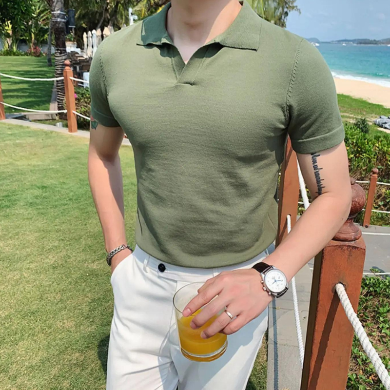 Ethan | V-neck Sweater | Fitted Cut | Soft Knit Blend 6