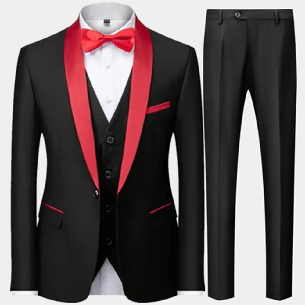 Ethan | Wedding Suit | Formal Attire | Three-Piece Ensemble 0