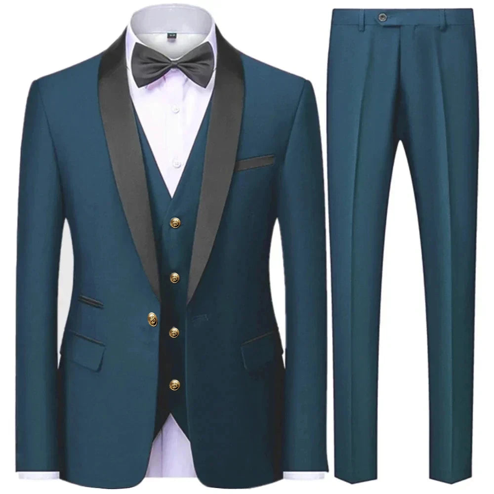 Ethan | Wedding Suit | Formal Attire | Three-Piece Ensemble 4