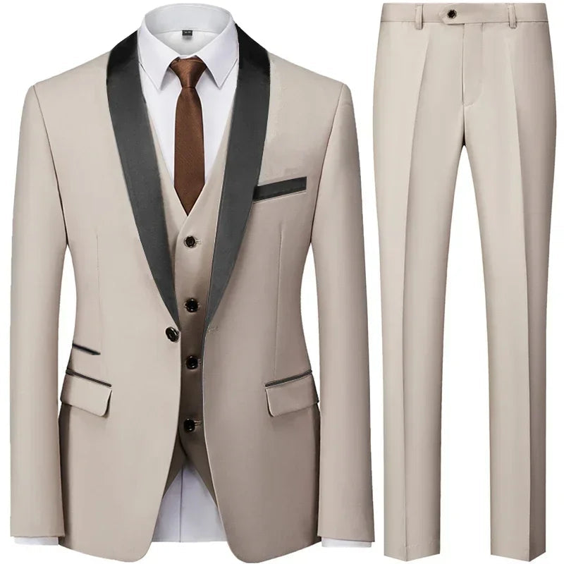 Ethan | Wedding Suit | Formal Attire | Three-Piece Ensemble 9