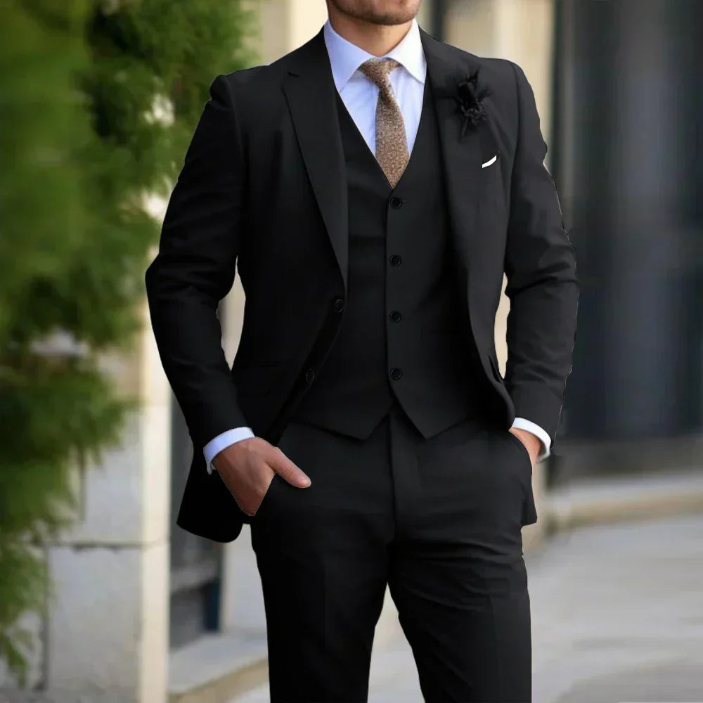 Ethan | Wedding Suits for Men | Men's Suit | Black Suit 3