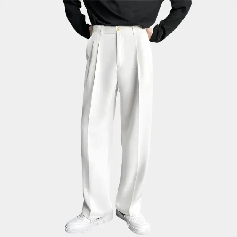 Ethan | Wide Leg Trousers | Pleated Design | Comfortable Fit 2