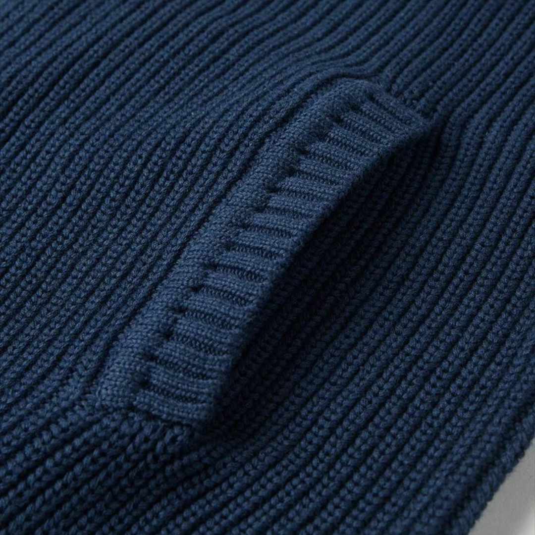 Ethan | Zip Neck Sweater | Ribbed Texture | Casual Wear 5