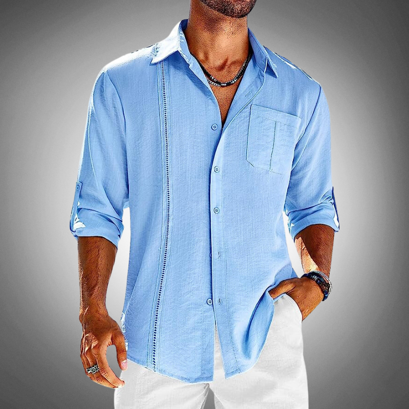 Ethan's Classic | Men's Shirt | Men's Dress Shirts | Breathable Button-Up Shirt 0