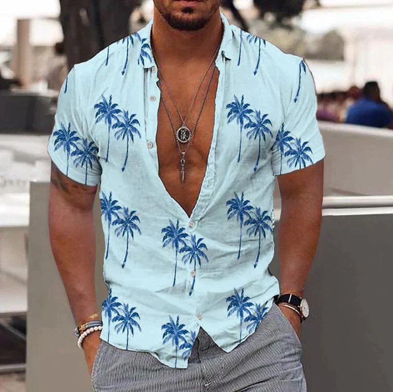 Ethan's Escape | Men's Shirt | Casual Wear | Tropical Print Shirts 4
