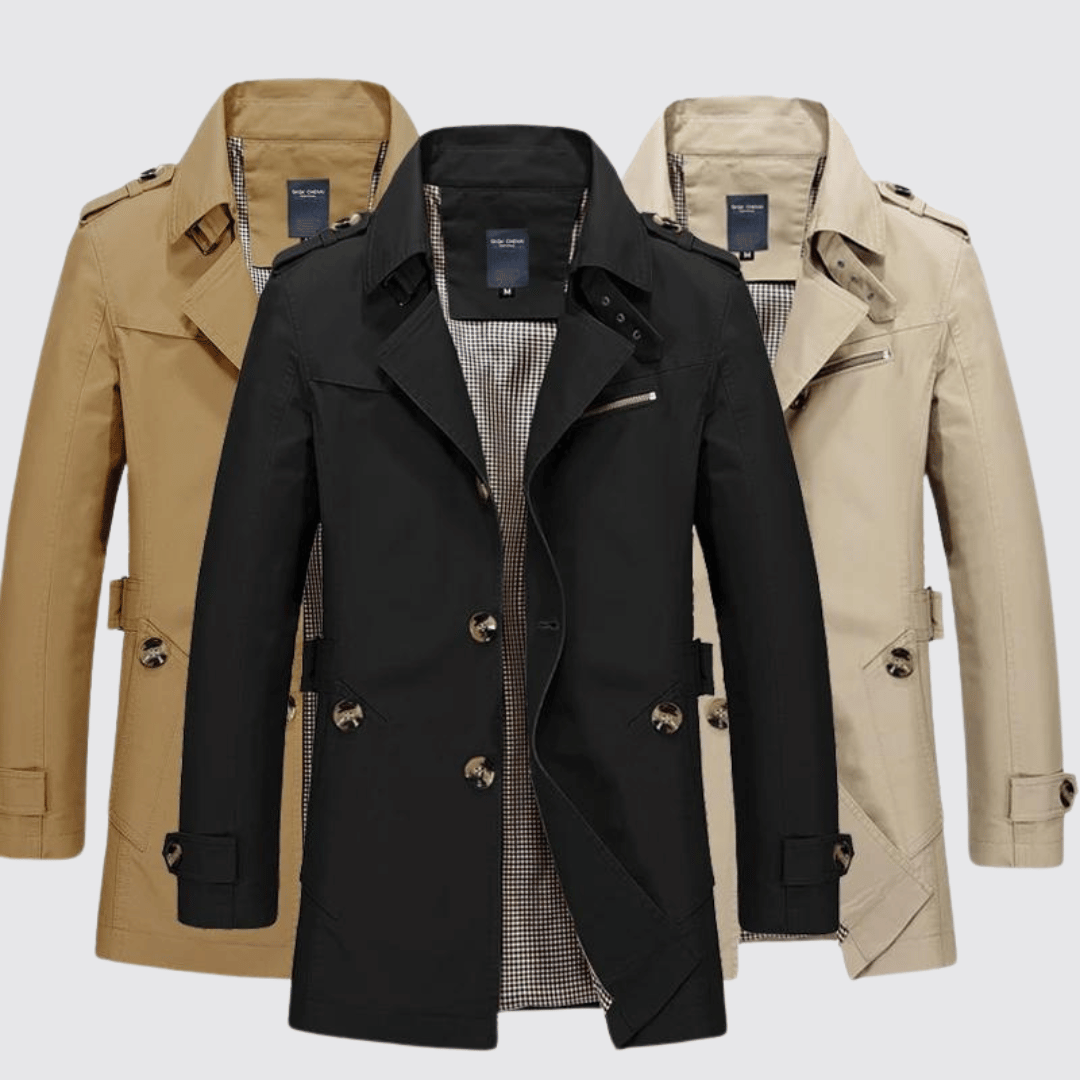 Ethan's Heritage | Trench Coat Women | Black Trench Coat | Trench Coat Men 2