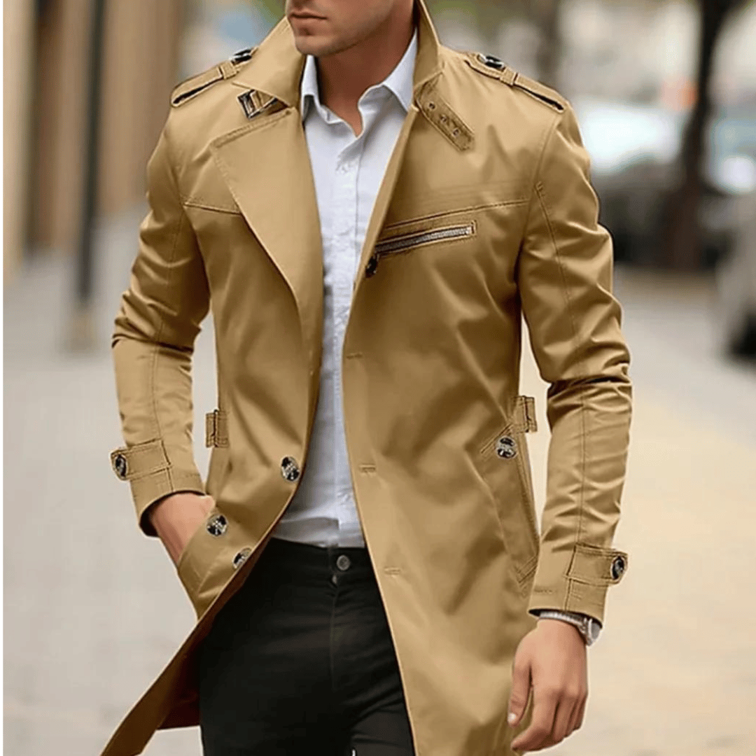 Ethan's Heritage | Trench Coat Women | Black Trench Coat | Trench Coat Men 8