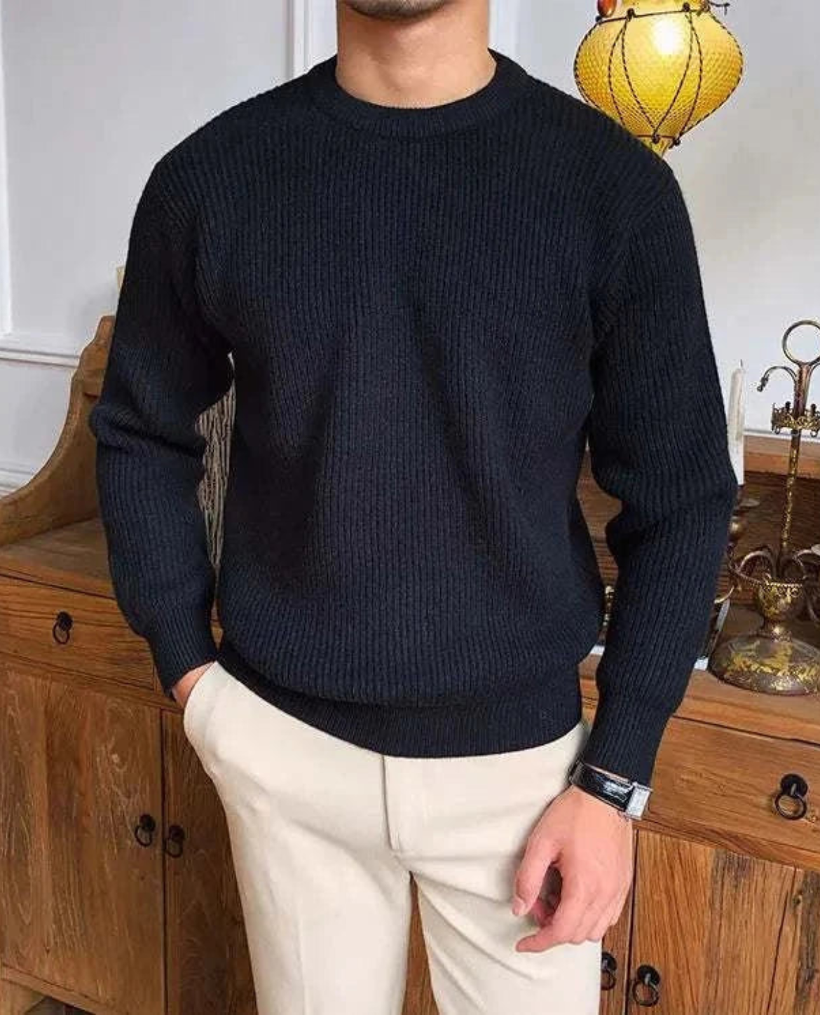 Ethan's Ribbed Sweater | Mens Sweaters | Comfortable Cotton Blend | Everyday Wear 5