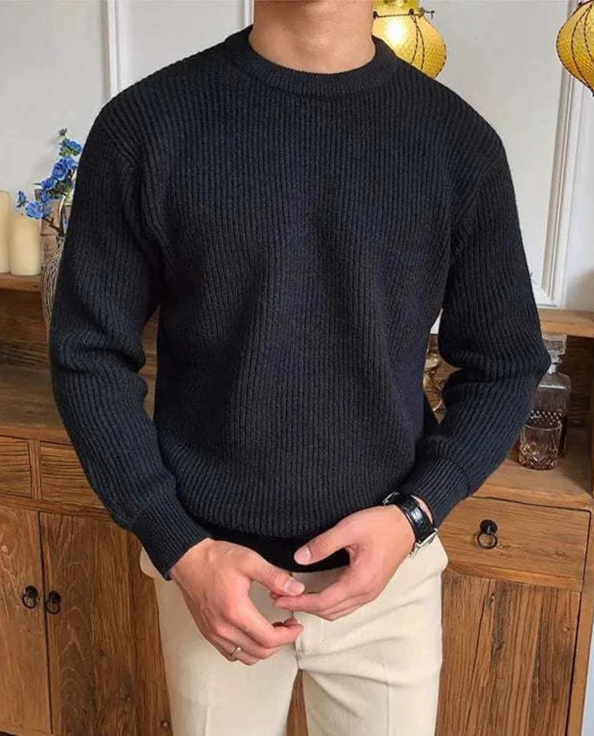 Ethan's Ribbed Sweater | Mens Sweaters | Comfortable Cotton Blend | Everyday Wear 7