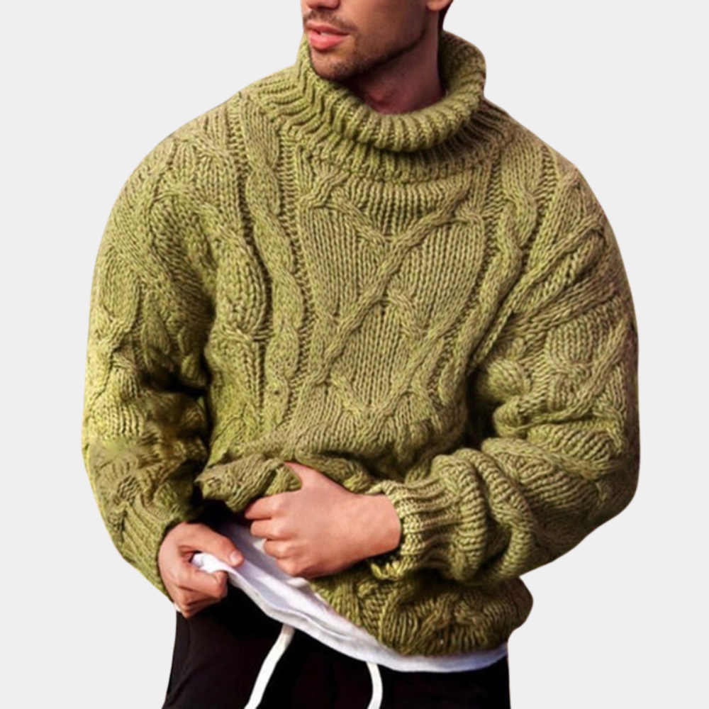 Ethan's Style | Men's Sweater | Comfortable Everyday Wear | Timeless Cable Knit Design 2