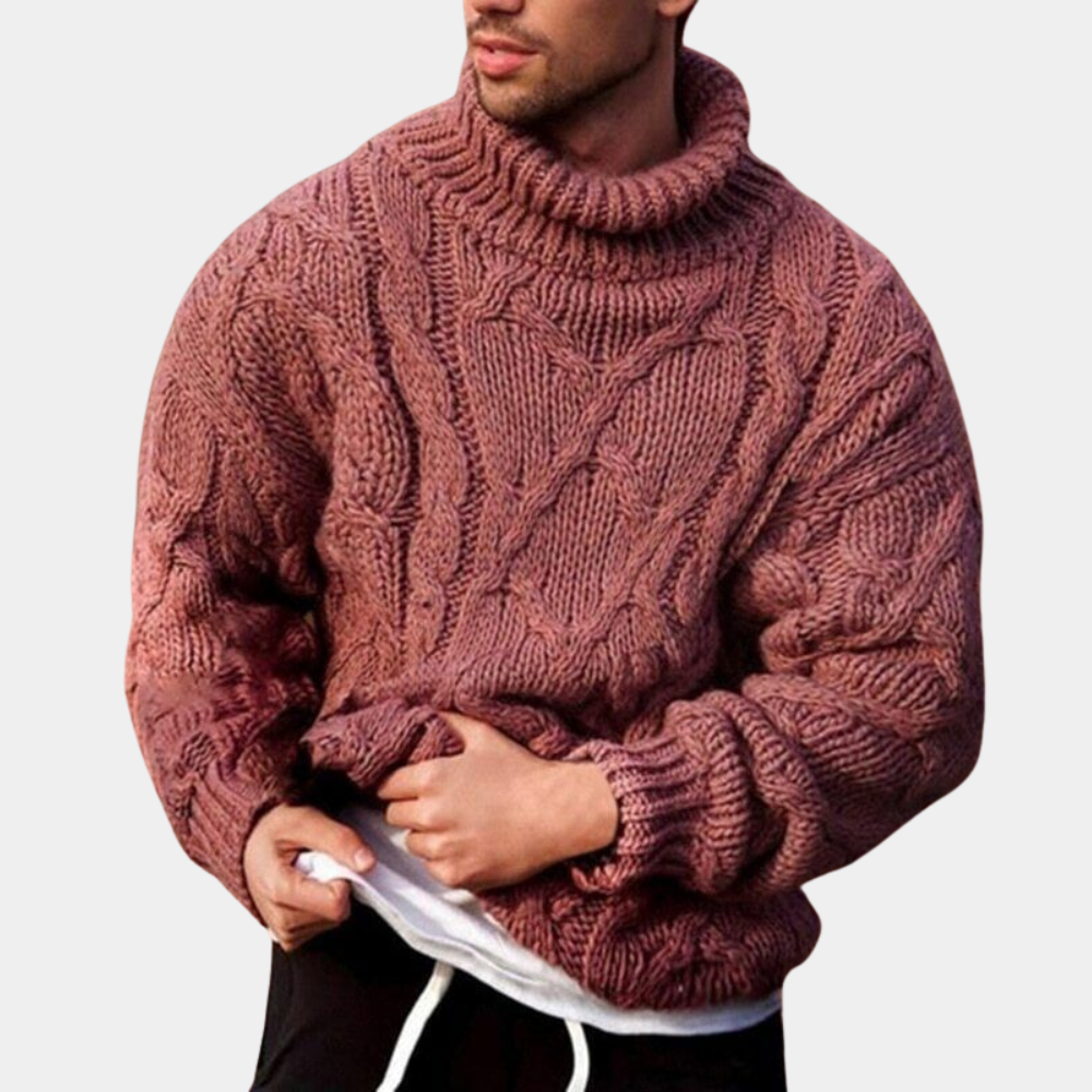 Ethan's Style | Men's Sweater | Comfortable Everyday Wear | Timeless Cable Knit Design 3