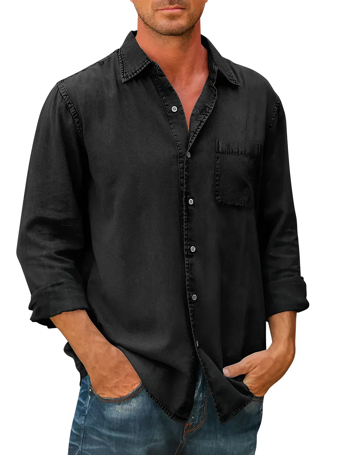 Ethan's Style | Mens Shirts | Breathable Casual Wear | Relaxed Fit Comfort 0