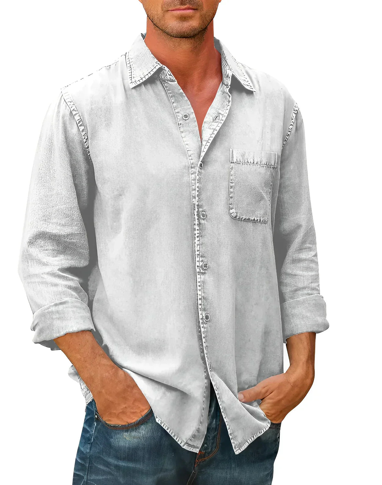 Ethan's Style | Mens Shirts | Breathable Casual Wear | Relaxed Fit Comfort 1