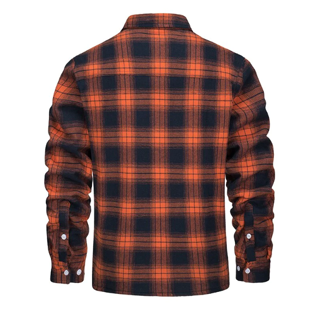 Jacob | Stylish Plaid Jacket | Warm Outerwear | Cozy Fleece Lining 2