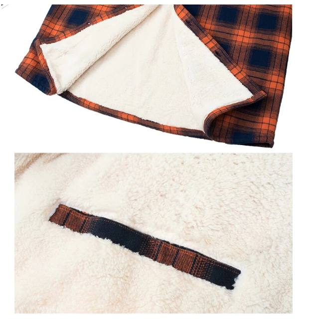 Jacob | Stylish Plaid Jacket | Warm Outerwear | Cozy Fleece Lining 4