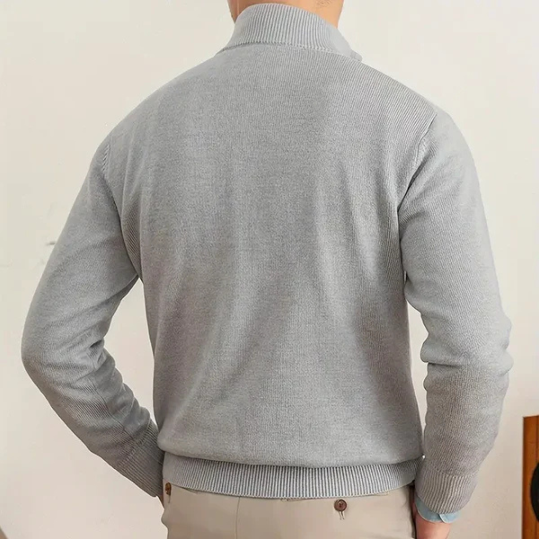 James | Cotton Sweater | Half-Zip Design | Luxury Comfort 7