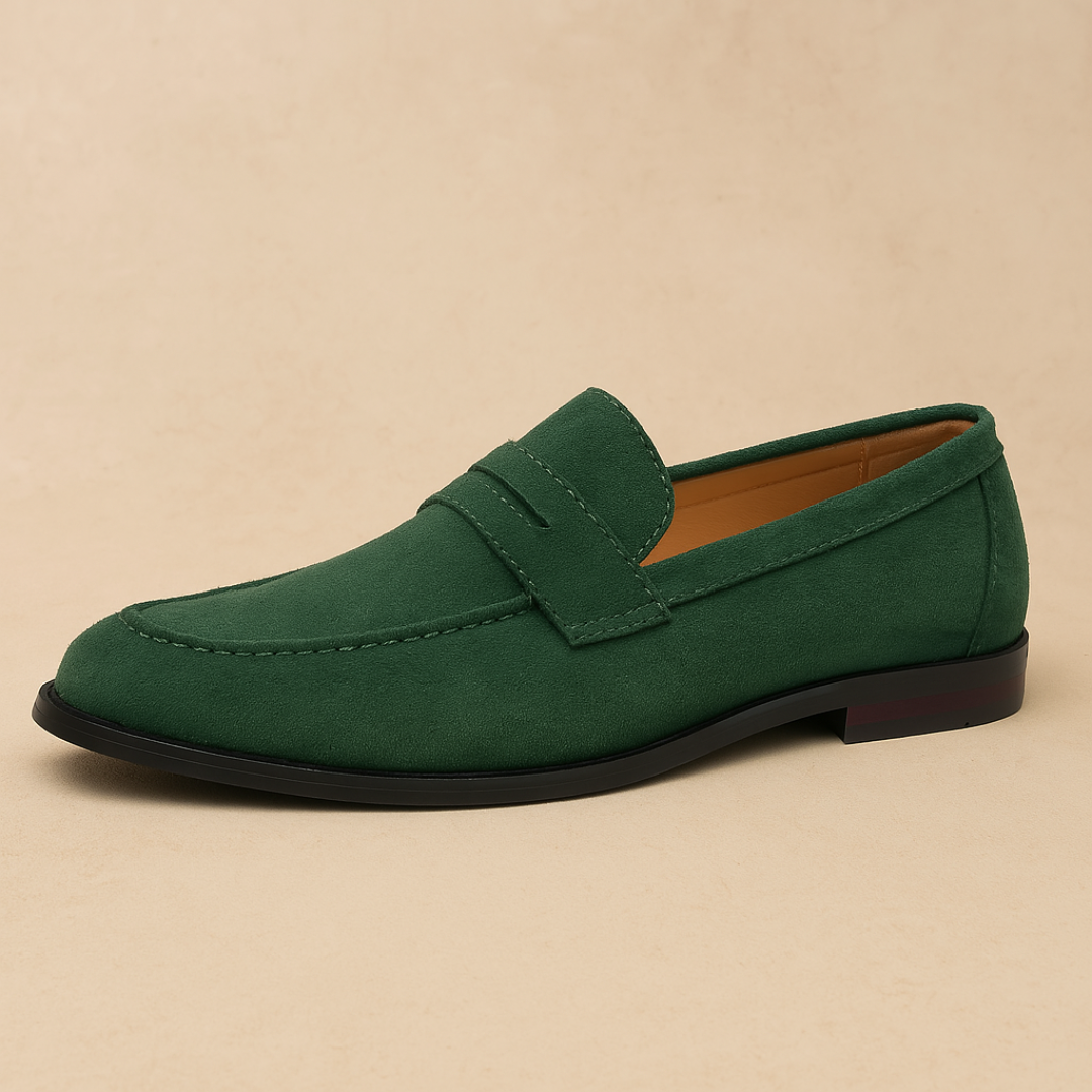 James | Men's Suede Loafers | Classic Penny Loafers | Stylish Footwear 4
