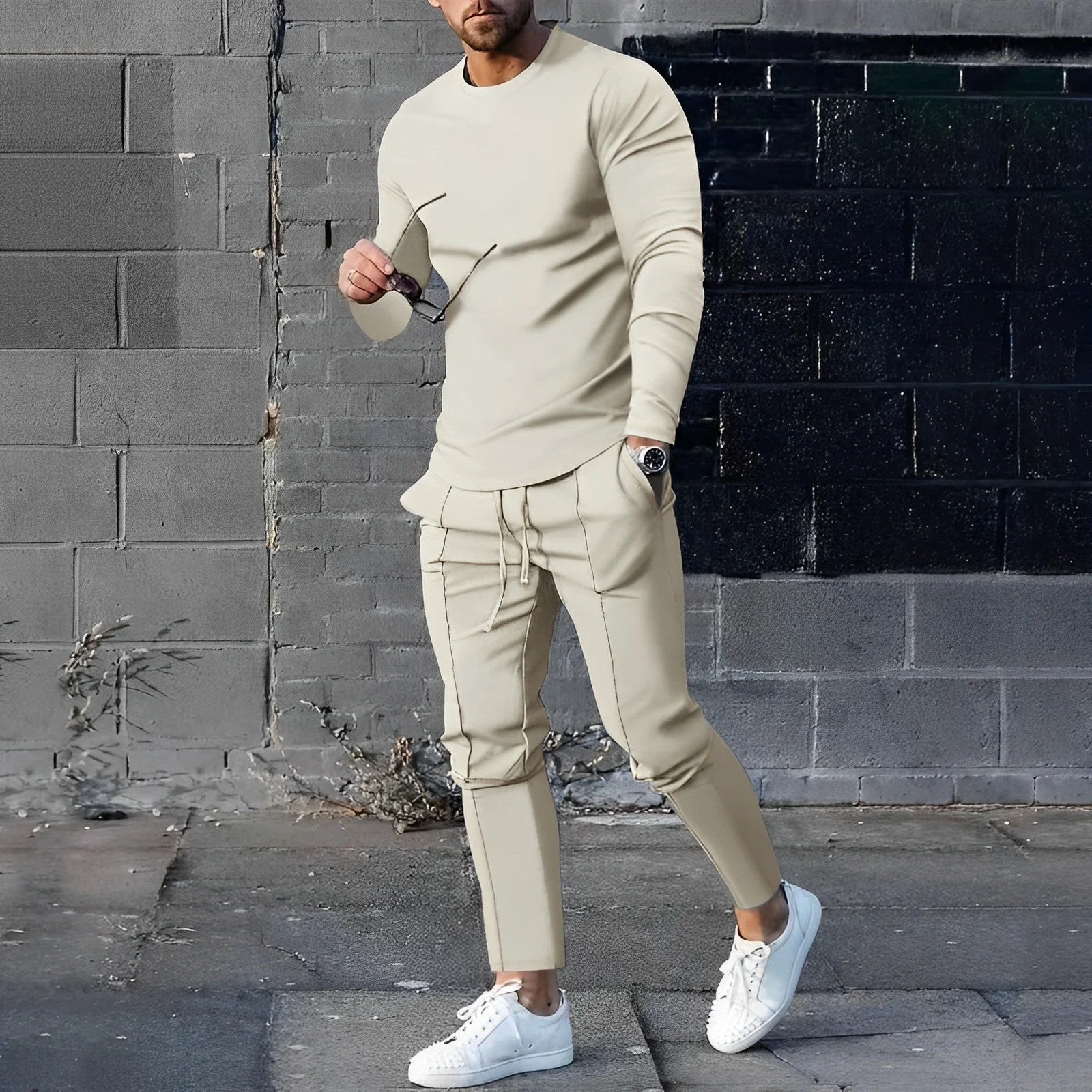 Jaxon | Men's Tracksuit | Tracksuits | Comfortable Fiber Blend | Modern Slim Fit 4