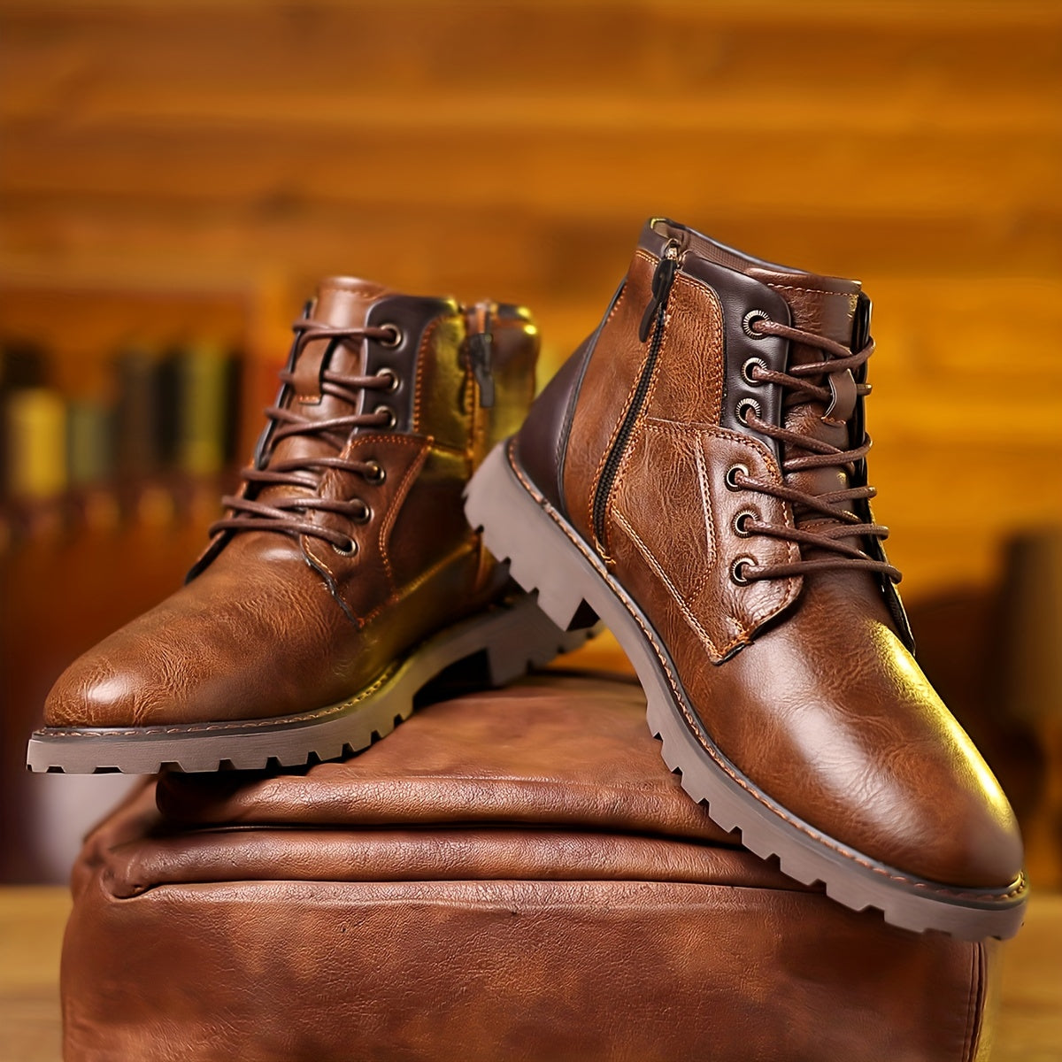 Jonathan | Men's Leather Boots | Durable Footwear | Stylish Winter Shoes | Versatile Fashion 4