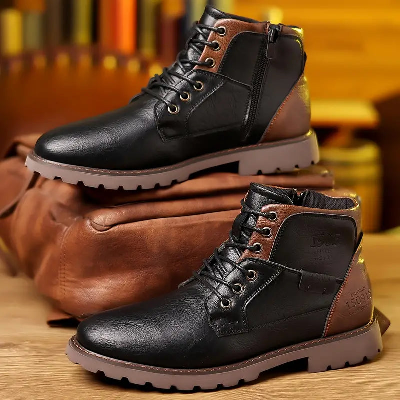 Jonathan | Men's Leather Boots | Durable Footwear | Stylish Winter Shoes | Versatile Fashion 5