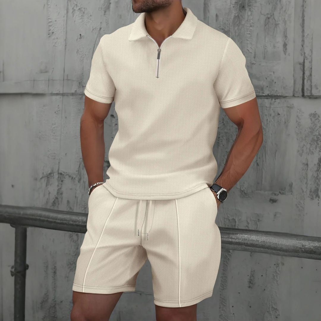 Liam | Men's Outfit | Casual Polo | Comfortable Shorts 0
