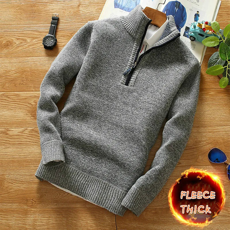 Liam | Men's Sweater | Half Zip Sweater | Warm Fleece | Comfortable Style 0