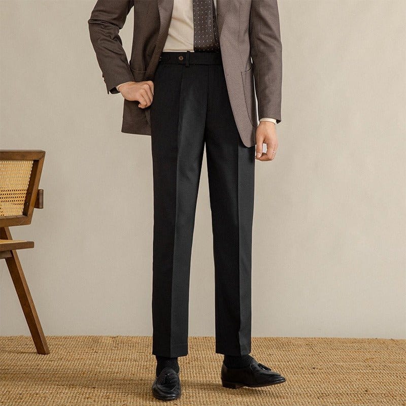 Liam's Style | Trousers | Pleated Front Pants | Adjustable Waist Trousers 3