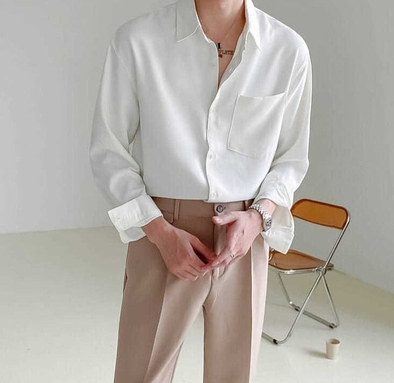 Luca | Italian Cut Shirt | Smart Casual Style | Easy Care Fabric 4